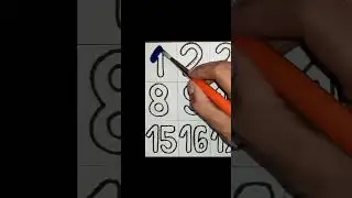 1 | 🎨 Fun Handwritten Counting and Numbers for Kids | Colorful Learning Adventure !