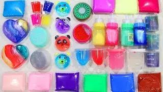 Mixing Huge Haul of Store Bought Slime and Soft Clay to Make Gross Slime Smoothie!