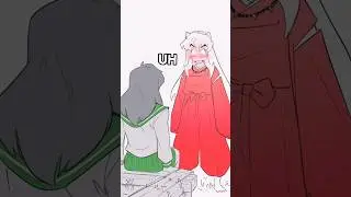 He's sensitive #inuyasha #kagome #anime #draw #fyp #fy #sketch #digitalart #inuyashaxkagome