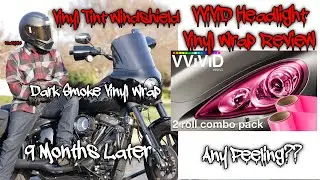Motorcycle Fairing Windshield Vinyl Tint Review - Half A Year Later How's It Holding Up?
