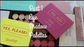 [WendyZZ]Colourpop Pressed Eyeshadow Swatches -Part 1: Eyeshadow Palettes