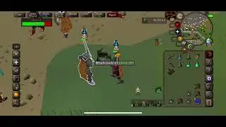 Oldschool RuneScape mobile pking on my iPhone 13 pro