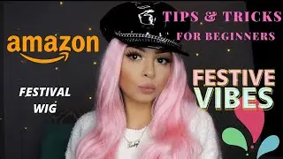 HOW TO APPLY WIGS FOR RAVES/MUSIC FESTIVALS  |  WIG TUTORIAL