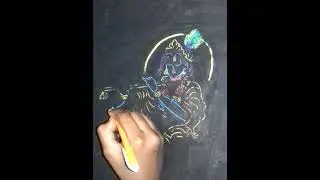 DIY Magic Scratch book drawing#shortsfeed #krishna #oilpestaldrawing