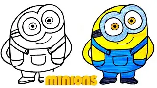 Minyonlar Çizimi ✨ Minionlar Çizimi ✨ Minyon Çizimi - Kolay Minyonlar Çizimi - Minion Drawing Easy