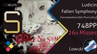 [o!m 4k] Lowuki | Ludicin - Fallen Symphony [Incomprehensible Musicality] S Rank (8.45*) 26x Miss
