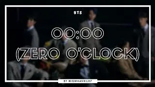 (KARAOKE) BTS - 00:00 (ZERO O'CLOCK) Easy Lyrics INSTRUMENTAL