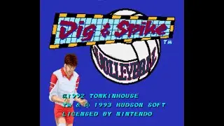 Dig & Spike Volleyball USA 4k SNES