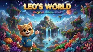 Leo's world 🌈✨ #kitty  #cat #funny #games #cute #talkingtom #animation #ai #asmr #animals #aivideo