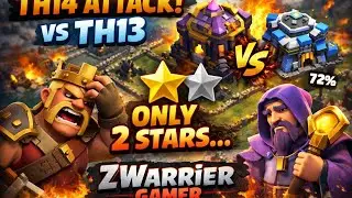Attack on Town Hall 13.😞 unlucky missed 3 star.