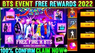 Free Fire Bts Event 2022 | Bts Event Free Fire | Free Fire New Event | Bts Event Free Rewards