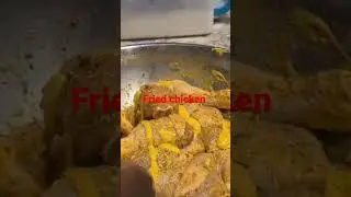 Жареный цыпленок с горчицей