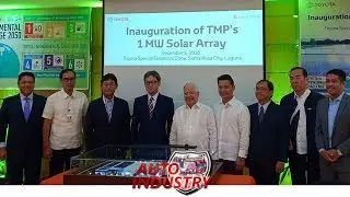 Motoring Today | Industry News Toyota Motor Philippines Inaugurates Its 1-Mw Solar Array