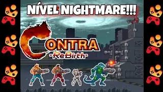 CONTRA REBIRTH (Nintendo Wii) - Gameplay no n&iacute;vel MAIS DIF&Iacute;CIL at&eacute; zerar! | @coopmultiplayer