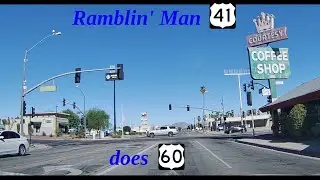 US Highway 60 and 70 in California - V14 - Mesa Verde to Blythe