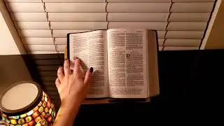 ASMR Scripture/Bible Reading. Soft Spoken. Tapping. Genesis Chapter 18.