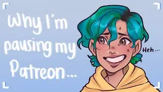Procreate Doodle +  Why Im Putting Patreon on Pause 😅