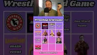 Wrestling Grid Game - Can You Go 9/9? #podcast #wrestling #gridgames #wwe