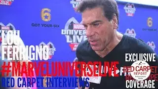 Lou Ferrigno #TheHulk interviewed at the Marvel Universe LIVE! Age of Heroes premiere