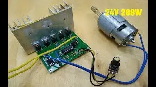 Make 750W DC Motor Speed Controler 0 100% with Schematic and PCB Layout