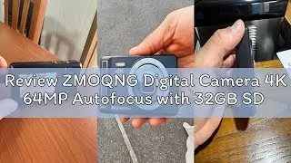 Review ZMOQNG Digital Camera 4K 64MP Autofocus with 32GB SD Card, 2.8