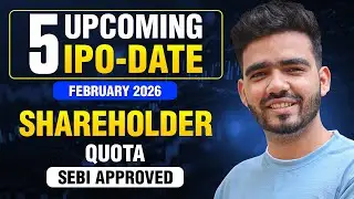 5 New Upcoming IPO Date Released 😍 | Shareholder Quota ? Sebi Approved IPOs | New IPO List 2026