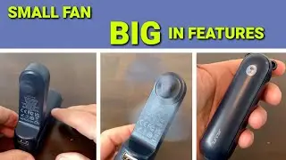 JISULIFE Mini Fan Review ~ 3 in 1 ~ Fan, Flashlight & Charger That Fits In Your Pocket