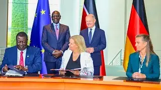 Signing of Labour Mobility Partnership Agreement, The Chancellery, Berlin, Germany.