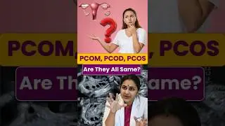 PCOM, PCOD, and PCOS Explained || Vriksh Fertility #shorts #fertilityfacts #healthfacts #pcod #pcos
