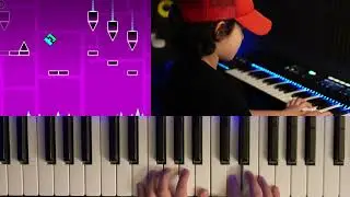 Geometry Dash Can&rsquo;t Let Go  #jeremyespinosa #geometrydash #games #reels #piano #tutorial #music