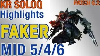 SKT T1 Faker - Zed vs Viktor - S6 Kr LoL Ranked Highlights #24