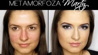 Metamorfoza Marty - Wieczorowy makijaż dla brązowych/piwnych oczu