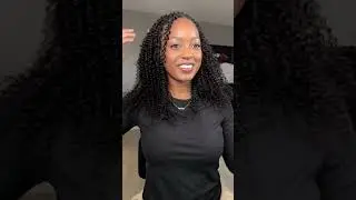 crochet human hair install#humanhair #hairtok #naturalhair #crochethair