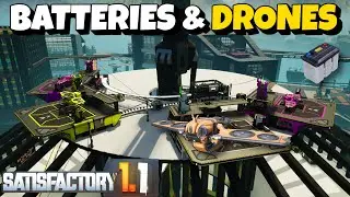 Drones Made EASY - Automated Item Transport in Satisfactory! - Beginner's Guide Ep. 24