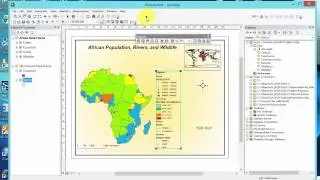 ArcGIS Создать макет карты