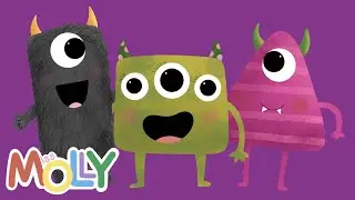 Monsters, Monsters! | A HALLOWEEN SONG | Miss Molly Sing Along Songs