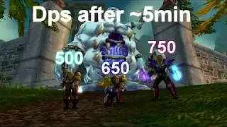 WoW Fury Warrior PvE (dummy) dps  l Classic, Vanilla World of Warcraft
