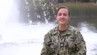 2023 Spring Graduate Spotlight - Lt. Aubrey Jaicks, U.S. Navy