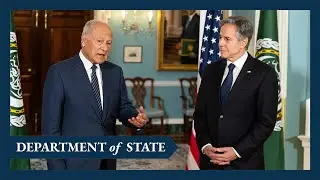 Secretary Blinken meets with Arab League Secretary-General Ahmed Aboul Gheit