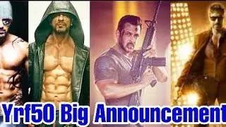 YRF50 | YASH RAJ FILMS DHAMAKA | 50 FILMS ANNOUNCEMENT IN 27 SEPTEMBER | DHOOM 4 SRK AND AKSHAY