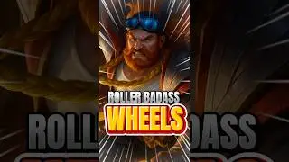 ROLLER BADASS BAXIA 🛞 | Wheels in Bush | Highlights #shorts #mlbb #baxia