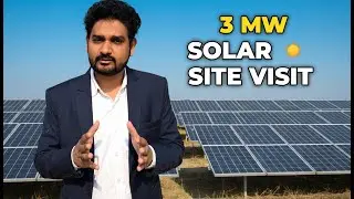 3 MW Solar Site Visit | Mega Solar Project Ground Reality | Vlog#SolarSiteVisit#3MWSolar