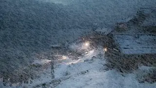 1Heavy Blizzard & Blasting Wind Sounds for Deep Sleep | Howling Wind & Blowing Snow | Winter Storm