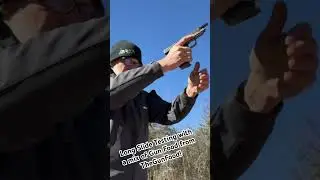 Braving the cold to test some Avidity Arms long slide PD10s with a mix of ammo from thegunfood.