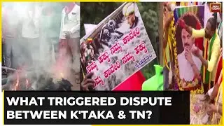 Dramatic Cauvery Protests In Karnataka And Tamil Nadu | Massive Protests By Pro-kannada Groups