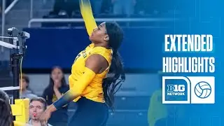 Michigan State at Michigan | EXTENDED HIGHLIGHTS | Big Ten Volleyball | 11/16/2025