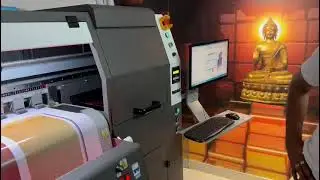 Imported Gethray type High Speed Konica 512i Successfully installed in Maharashtra | Solvent Printer