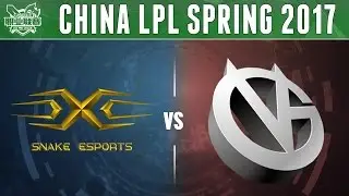 Snake vs Vici Gaming - League Of Legends LPL Spring Split 2017 Game 1