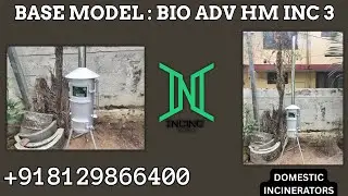 INCINO INC 3 Incinerator 15kg Daily Capacity | Compact Waste Disposal Solution | Incinerators Kerala