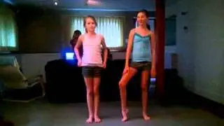 Simple gymnastics front walk over